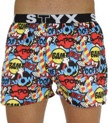 Styx Férfi bő szárú boxeralsó Styx art sportos gumipánt (B1153) M