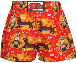 Styx gyerekek bő szárú boxeralsó Styx art klasszikus gumipánt kutyák (J1554) 4-5 éves