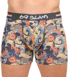 69SLAM Férfi boxeralsó 69SLAM fit bambusz ANCIENT WAVES GILBERT GILBERT (MPBANW-BB) XXL