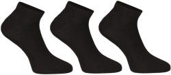 Nedeto 3PACK zokni Nedeto alacsony bambusz fekete (3PBN01) S