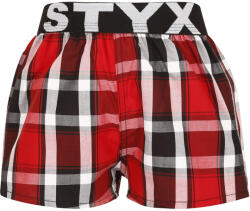Styx Gyermek bő szárú boxeralsó Styx sportos gumipánt többszínben (BJ935) 12-14 éves