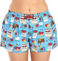 Styx női bő szárú boxeralsók Styx art klasszikus gumipánt rugalmas valentin-napi pár (K1756) XXL