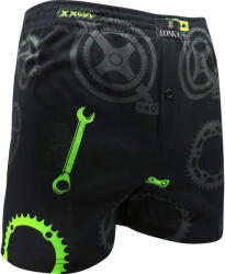 Lonka Férfi bő szárú boxeralsók Lonka többszínű (Karlos-BIKE) XL