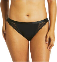 Love Luna Menstruációs alsónadrág Love Luna fekete LUXE Lace Midi Tanga Brief (LLUWLATA) M