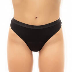 Ecomodi Menstruációs tangaEcomodi mérsékelt bambuszfekete (T2B1) XXS