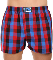 Styx Férfi bő szárú boxeralsók Styx klasszikus gumipánt többszínű nagyméretű (E1027) 3XL