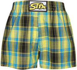 Styx Gyermek bő szárú boxeralsó Styx klasszikus gumipánt többszínű (J1021) 12-14 éves