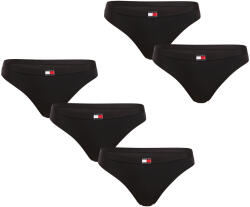 Tommy Hilfiger 5PACK Fekete Tommy Hilfiger női tanga (UW0UW05642 05M) XL