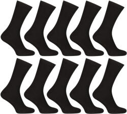Nedeto 10PACK zokni Nedeto magas bambusz fekete (10PBV01) M