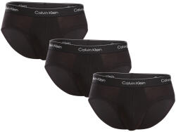 Calvin Klein 3PACK férfi slipek Calvin Klein fekete (NB3962A-TM6) S