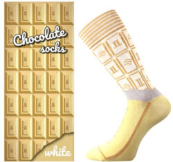 Lonka Férfi zokni Lonka magas többszínű (Chocolate-white) L