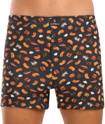 Lonka Férfi bő szárú boxeralsók Lonka többszínű (Karlos-fastfood) 3XL