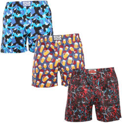 Styx 3PACK Férfi alvónadrág Styx többszínű (3DTP18458) M