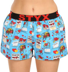 Styx Női bő szárú boxeralsók Styx art sportos gumipánt Valentin-napi pár (T1756) S
