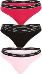 HUGO 3PACK női tanga HUGO többszínű (50480150 981) XL
