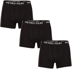 Pietro Filipi 3PACK Férfi boxeralsó Pietro Filipi fekete (3BCL002) L