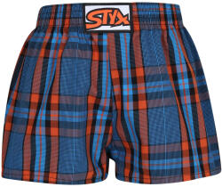 Styx Gyermek bő szárú boxeralsó Styx klasszikus gumipánt többszínű (J1010) 12-14 éves