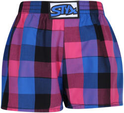 Styx Gyermek bő szárú boxeralsó Styx klasszikus gumipánt többszínű (J1008) 9-11 éves