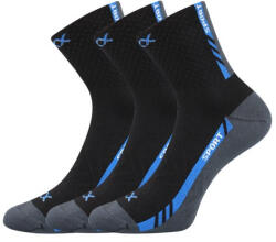 VoXX 3PACK zokniVoXX sportos fekete (Pius) L