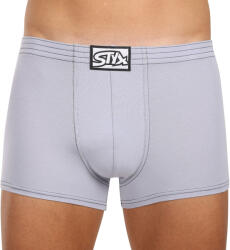 Styx férfi boxeralsó Styx klasszikus gumipánt világosszürke (Q1067) XL