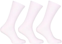 Nedeto 3PACK zokni Nedeto magas bambusz fehér (3PBV02) M