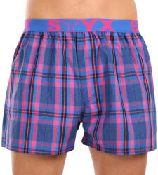 Styx Férfi bő szárú boxeralsó Styx sportos gumipánt többszínben (B1032) XXL