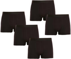 Nedeto 5PACK Férfi boxeralsó Nedeto fekete (5NDTB001) S