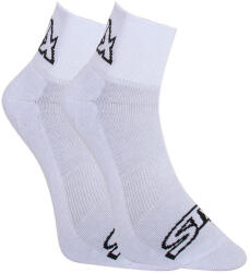 Styx Zokni Styx fehér bokazokni fekete logóval (HK1061) XL