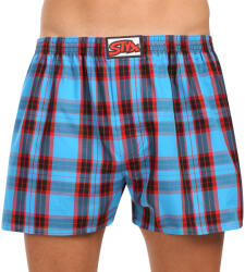 Styx Férfi bő szárú boxeralsók Styx klasszikus gumipánt többszínű nagyméretű (E1110) 5XL