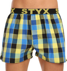 Styx Férfi bő szárú boxeralsó Styx sportos gumipánt többszínben (B1015) L