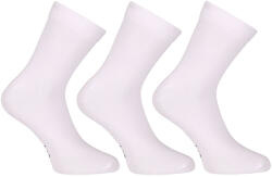 Nedeto 3PACK zokni Nedeto bokazokni bambusz fehér (3PBK02) L