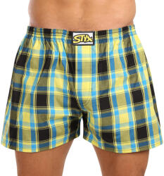 Styx Férfi bő szárú boxeralsók Styx klasszikus gumipánt többszínű nagyméretű (E1033) 5XL