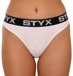 Styx Női tanga Styx sportos gumipánt fehér (IT1061) L