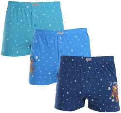 Andrie 3PACK férfi bő szárú boxeralsók Andrie többszínű (PS 5773) XL