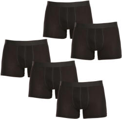 Nedeto 5PACK férfi boxeralsó Nedeto nagyméretű fekete (5NBX001) 10XL