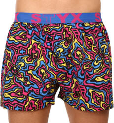 Styx Férfi bő szárú boxeralsók Styx art sportos gumipánt gombák (B1550) XXL
