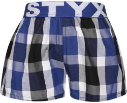 Styx Gyermek bő szárú boxeralsó Styx sportos gumipánt többszínben (BJ1019) 9-11 éves