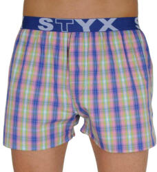 Styx Férfi bő szárú boxeralsó Styx sportos gumipánt többszínben (B108) L