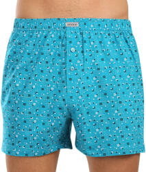 Andrie Férfi bő szárú boxeralsók Andrie kék (PS 5818-blue) 3XL