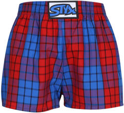 Styx Gyermek bő szárú boxeralsó Styx klasszikus gumipánt többszínű (J1001) 4-5 éves