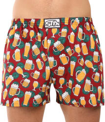Styx férfi bő szárú boxeralsók Styx art klasszikus gumipánt nagyméretű sör (E1855) 4XL