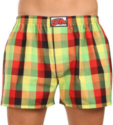 Styx Férfi bő szárú boxeralsó Styx klasszikus gumipánt többszínű nagyméretű (E1104) 3XL