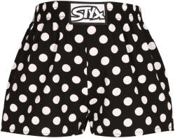 Styx gyerek bő szárú boxeralsó Styx art klasszikus gumipántpöttyös pöttyös gumipánt (J1650) 4-5 éves