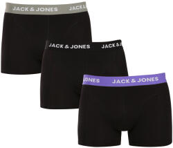 Jack and Jones 3PACK férfi boxeralsó Jack and Jones fekete (12268482)