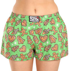 Styx női bő szárú boxeralsók Styx art klasszikus gumipánt karácsonyi mézeskalács (K1753) L