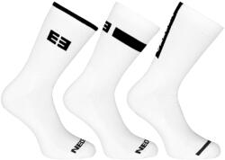 Nedeto 3PACK zokni Nedeto sport magas fehér (3NOB4) L