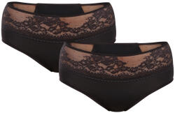 Dorina 2PACK Menstruációs bugyi Dorina Eco Moon Lace Midi csipke (DOR052) 3XL