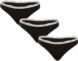 Tommy Hilfiger 3PACK női tanga Tommy Hilfiger fekete (UW0UW02829 0R7) S