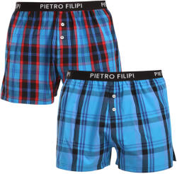 Pietro Filipi 2PACK férfi bő szárú boxeralsók Pietro Filipi többszínű (2TC006) 3XL