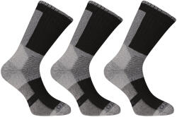 Nedeto 3PACK zokni Nedeto magas téli szürke (3NWS1) XL
